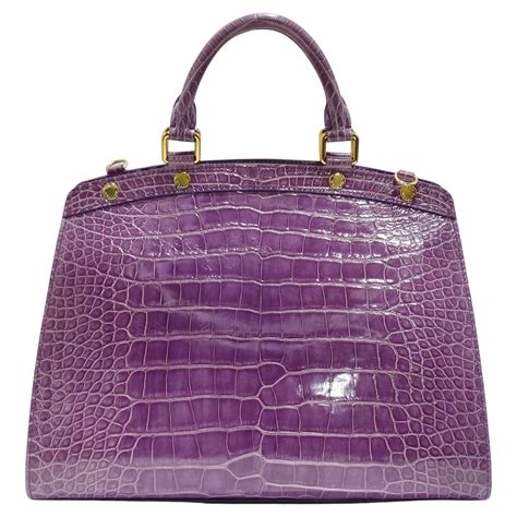 louis vuitton brea purple crocodile leather|Louis Vuitton Brea Purple Crocodile Leather .